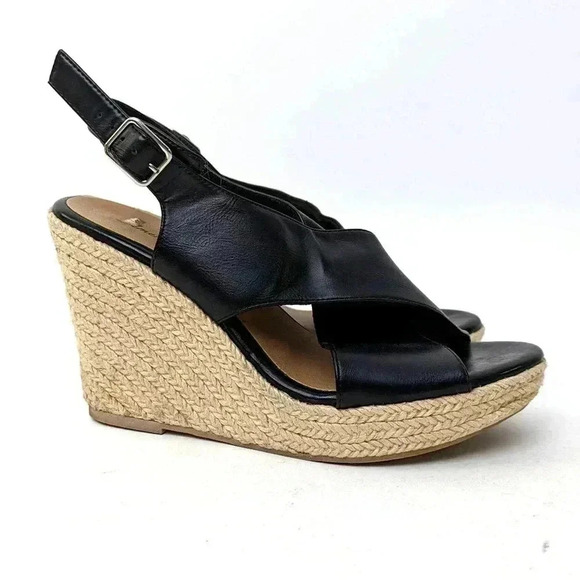 AE Outfitters Platform Espadrille Wedge Sandals - 8.5 - Picture 4 of 11